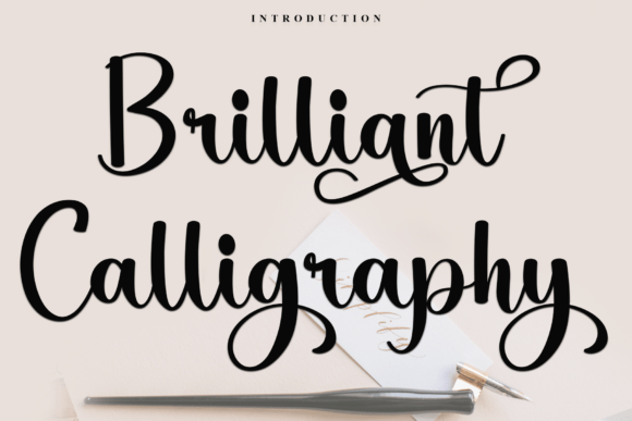 Brilliant Calligraphy: A Festive Typeface for Editorial Charm