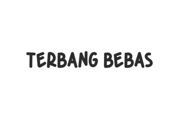 Bring Cheer to Your Brand with Terbangbebas Font