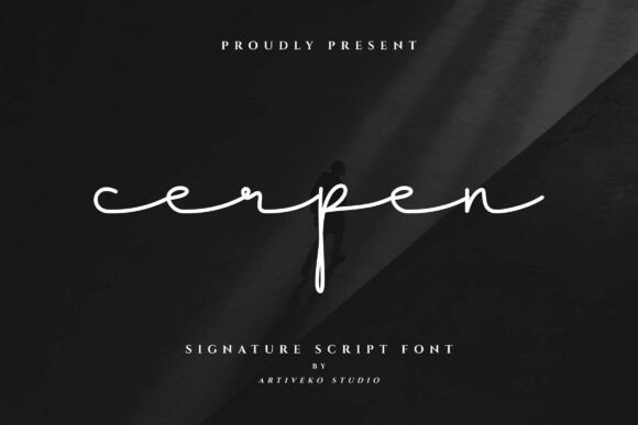 Cerpen Regular: A Charming Handwritten Script Font for Elegant Branding