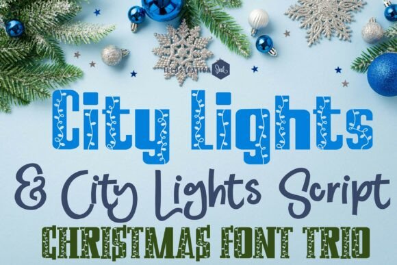 City Lights Trio: A Font Collection for Editorial Sparkle
