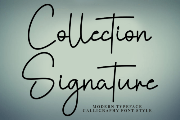 Collection Signature: A Charming Font for Crafters and Creators