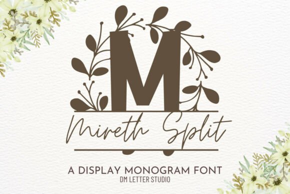Discover Mireth Split Monogram: A Stylish Typeface for Web Design