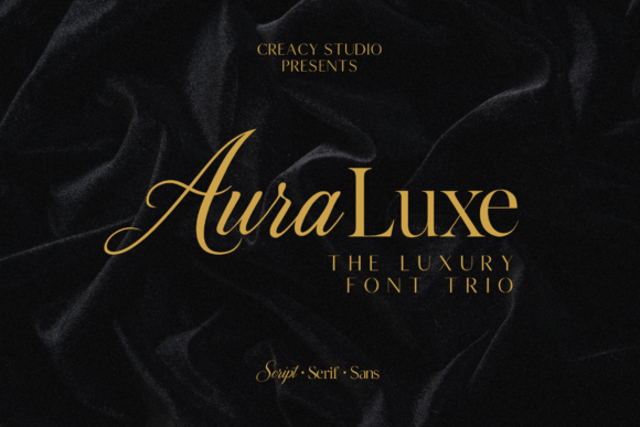 Elevate Your Editorial Design with Auraluxe Trio