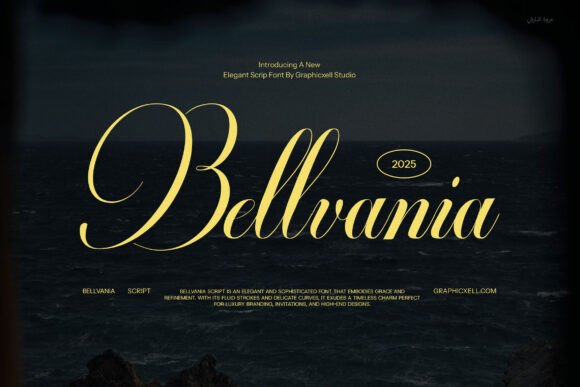 Elevate Your Editorial Design with Bellvania Script Font