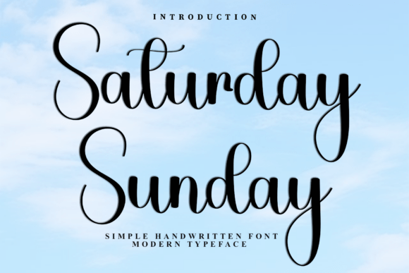 Elevate Your Editorial Design with Saturday Sunday Font