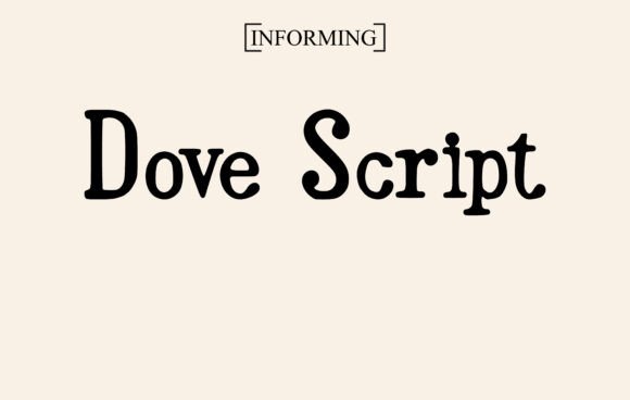 Elevate Your Web Design with Dove Script Font