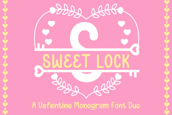 Enhance Branding with Sweet Lock Monogram Font