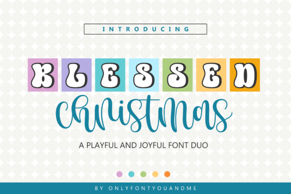 Enhance Your Brand with Blessed Christmas Duo Font