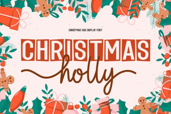 Enhance Your Brand with Christmas Holly Duo Font