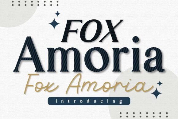 Enhance Your Brand with Fox Amoria: A Stylish Serif Font