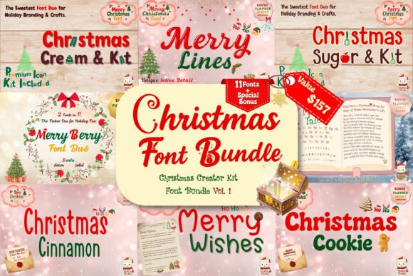 Enhance Your Brand with the Christmas Font Bundle