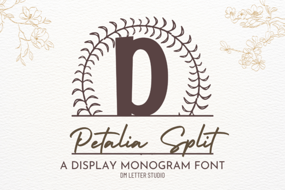 Enhance Your Campaigns with Petalia Split Monogram Font