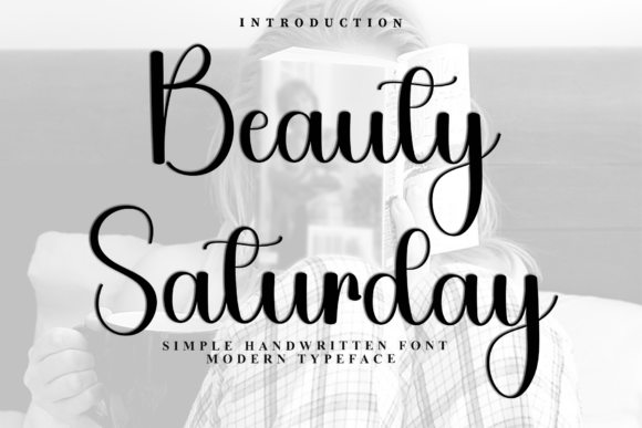 Enhance Your Editorial Design with Beauty Saturday Font