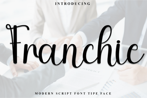 Franchie: A Festive and Merry Typeface for Editorial Design