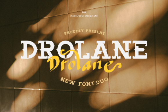 Introducing Drolane: A Versatile Font Duo for Editorial Design