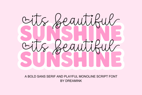 It's Beautiful Sunshine: A Font Duo for Editorial Charm