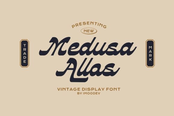 Medusa Allos: A Vintage Font for Modern Brands