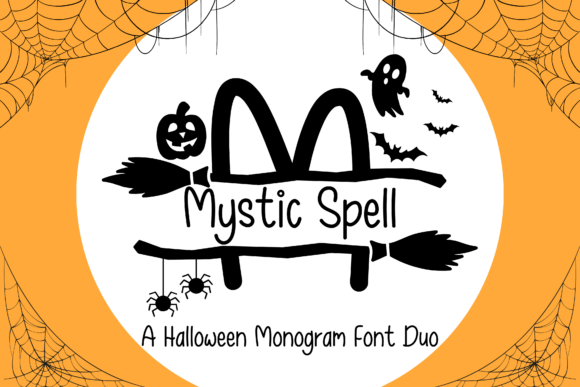 Mystic Spell Monogram: A Magical Font for Web Design