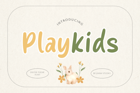 Playkids: A Joyful Display Font for Creative Projects