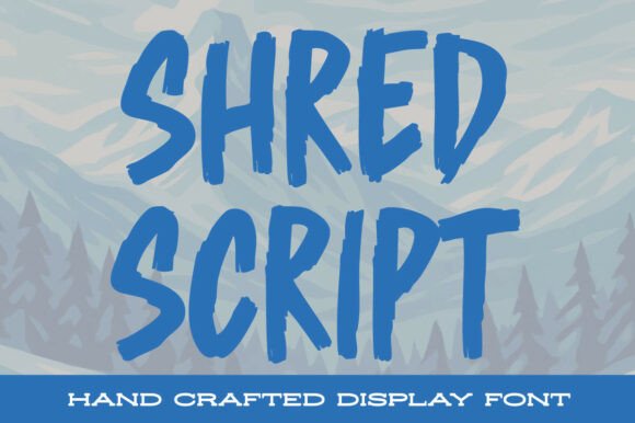 Shred Script: A Bold Font for Eye-Catching Branding