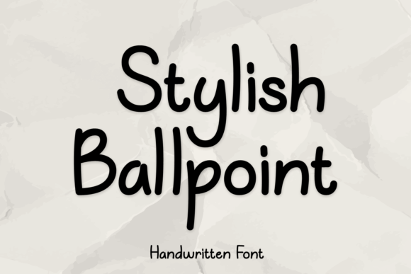 Stylish Ballpoint: A Handwriting Font for Modern Web Design