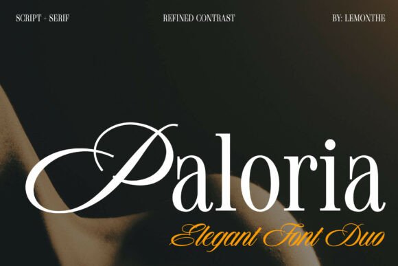 Transform Your Brand with Paloria Duo Font