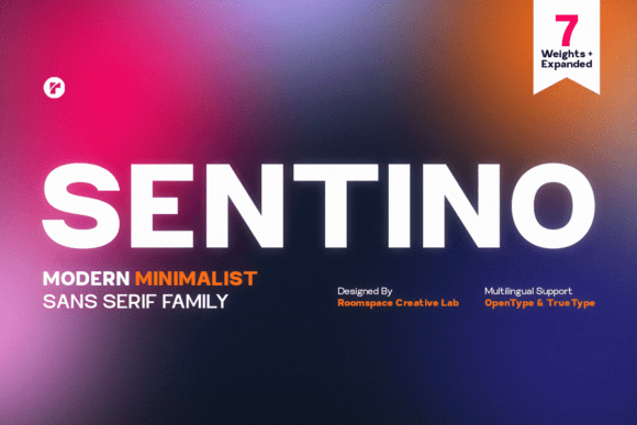 Transform Your Brand with Sentino: A Clean Sans Serif Font